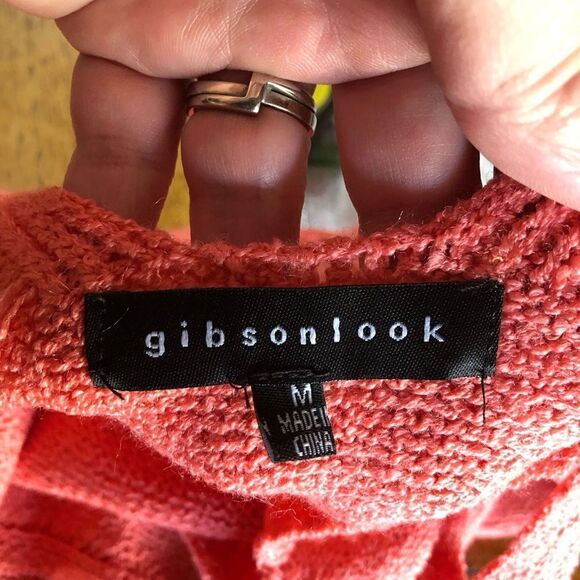 Gibsonlook Double V Ribbed Sweater Tank - M - Picture 10 of 11